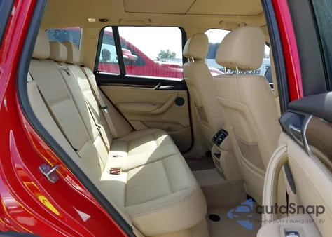 2016 BMW X3 xDrive35I из США, поврежденный, VIN 5UXWX7C51G0R17799